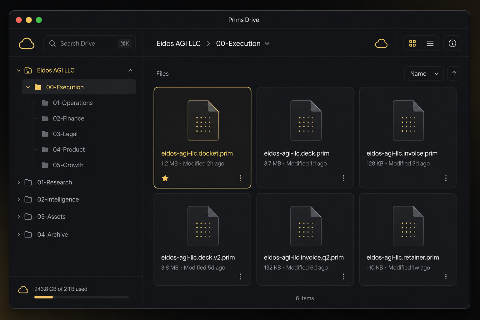 Folder of Prim packs